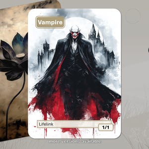 Vampirtoken MTG (Weiß 1/1 Lebensverknüpfung)