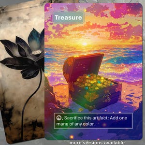 Ficha de tesoro de aluminio MTG