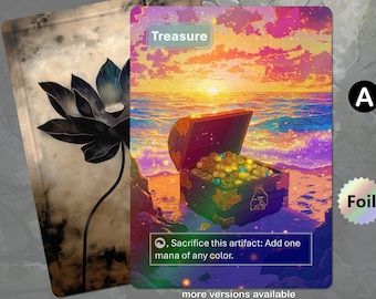 Foil Treasure Token MTG