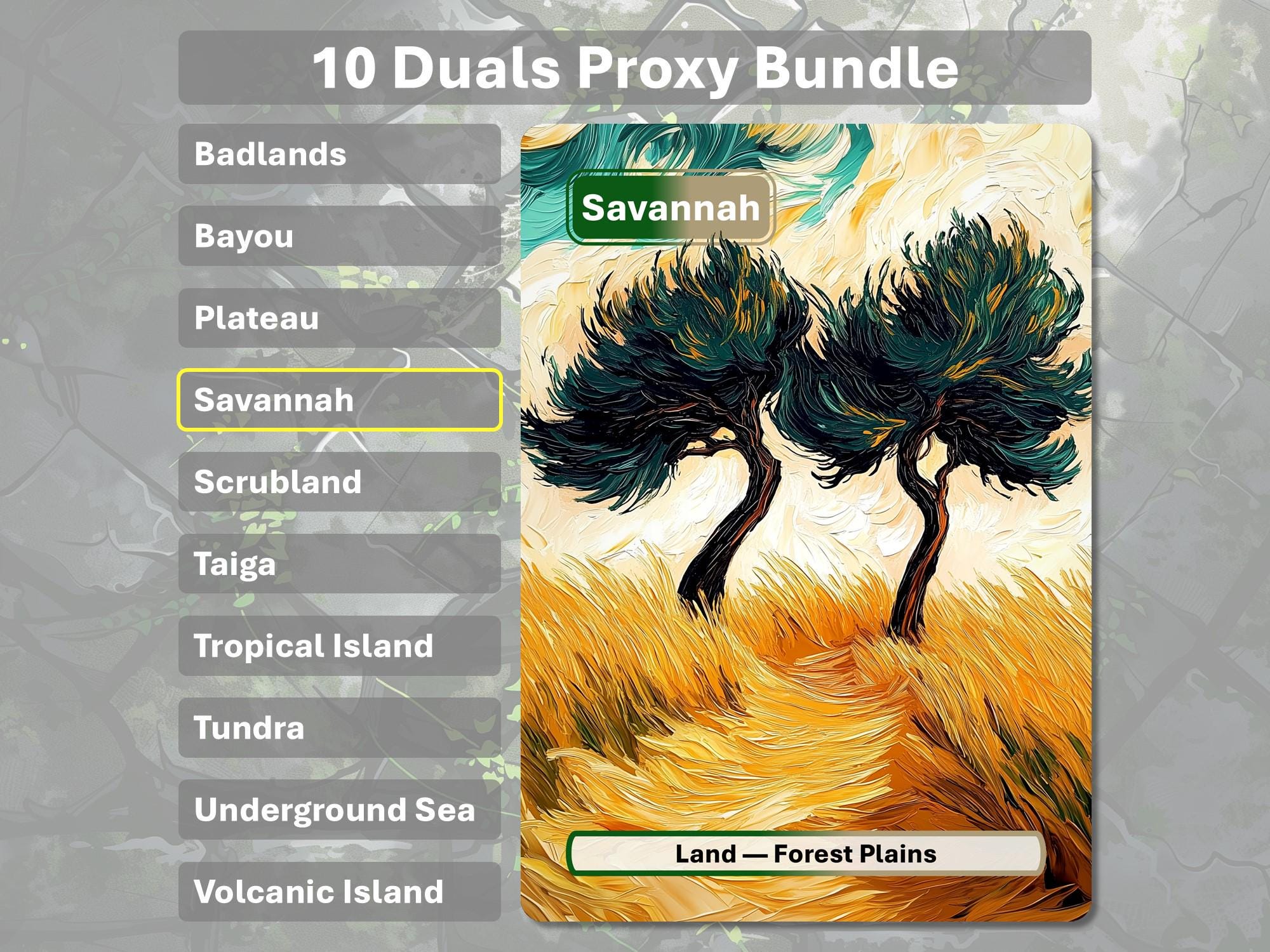 Tundra Mtg Foil - Etsy