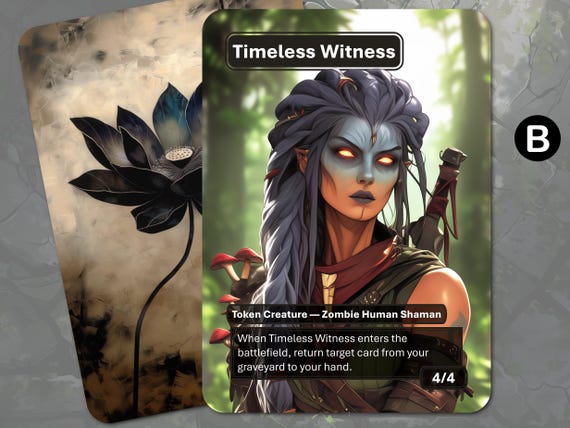 Timeless Witness Token MTG (magic: the Gathering) - Etsy