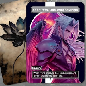 Sephiroth, Ángel de una Ala, Emblema MTG