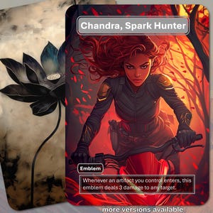 Chandra, Funkenjäger Emblem MTG Token