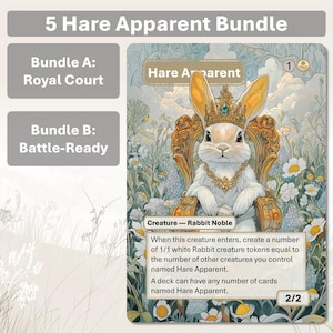 Bundel met 5 hazen - MTG-proxy