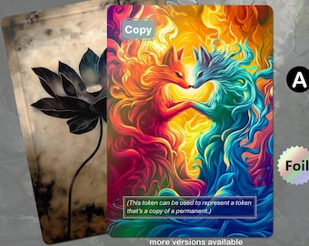 Foil Copy Token MTG