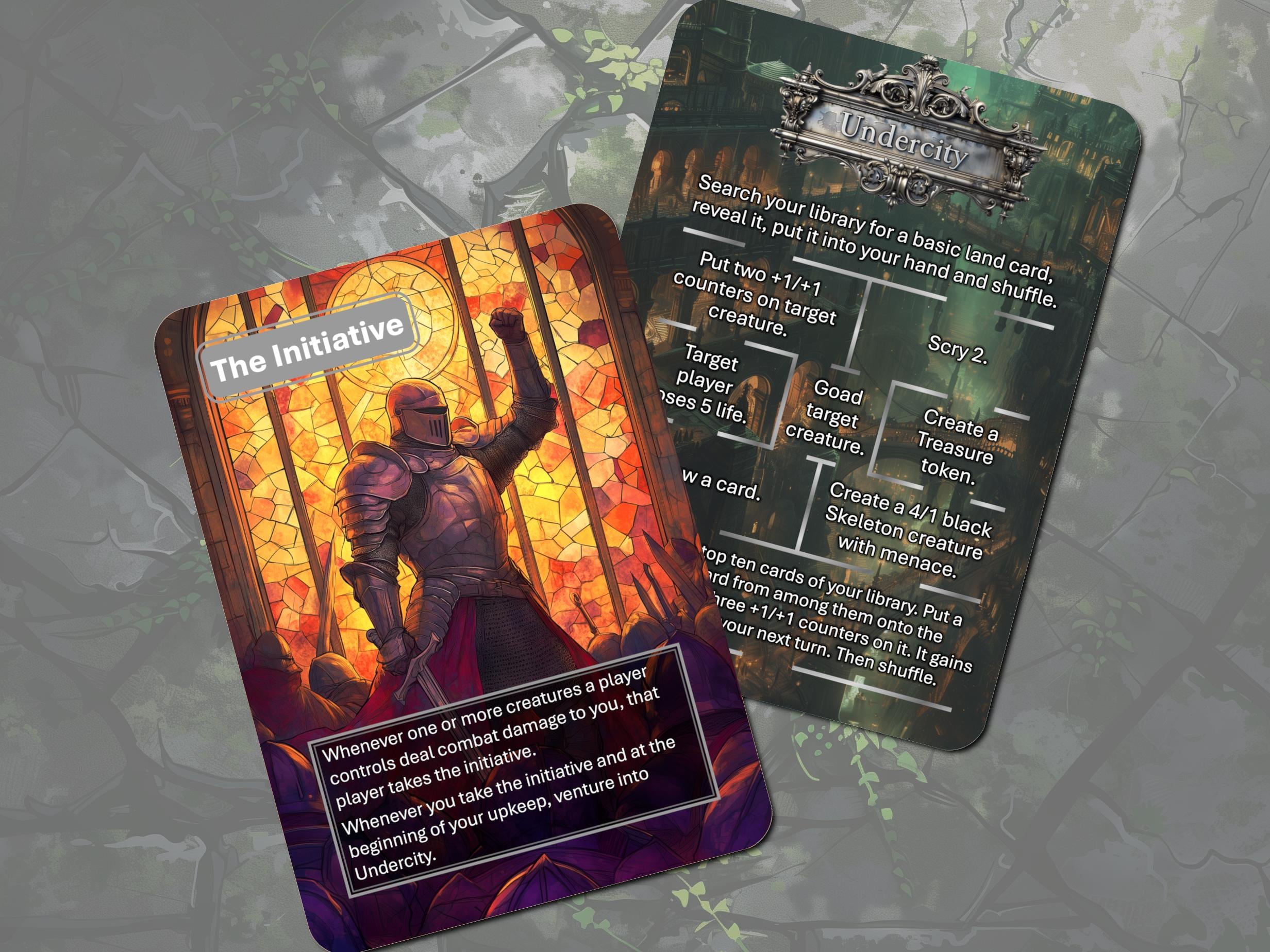 The Initiative - Undercity card MTG (Magic: the Gathering) Token