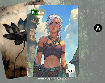 Kithkin Token (1/1 Green-White) MTG