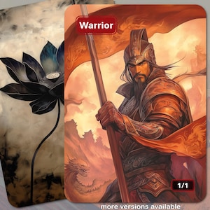 Ficha de guerrero MTG (1/1 roja)