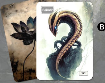 スリヴァートークン MTG (1/1) - Etsy 日本