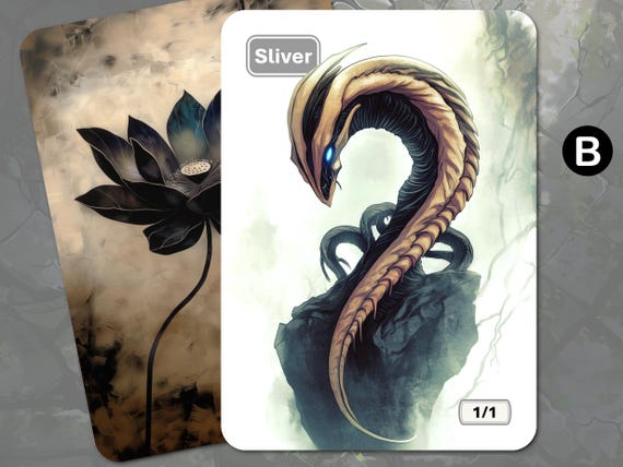スリヴァートークン MTG (1/1) - Etsy 日本