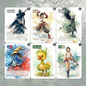 Fichas antiguas de la temática Final Fantasy: 21 fichas de MTG para elegir