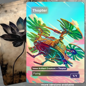 Foil Thopter Token MTG (1/1 Fliegende Artefaktkreatur)
