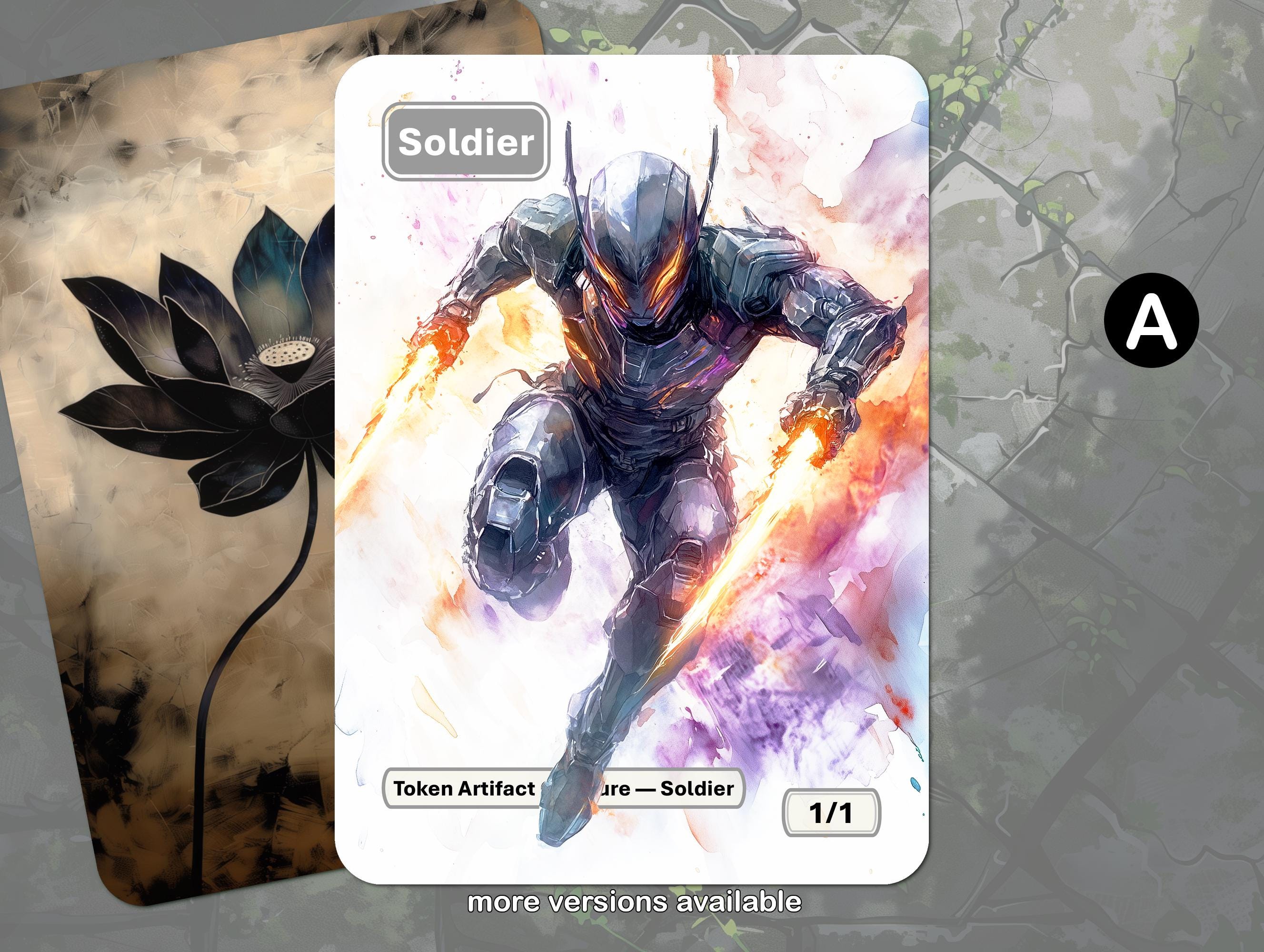 兵士トークン MTG (1/1 アーティファクト・クリーチャー) - Etsy 日本
