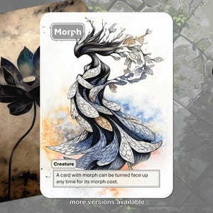 Ficha de recordatorio boca abajo de metamorfosis MTG (2/2)