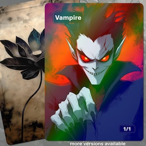 Jeton vampire métallisé MTG (1/1)