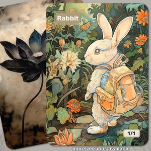 Jeton lapin MTG (Magic : the Gathering)