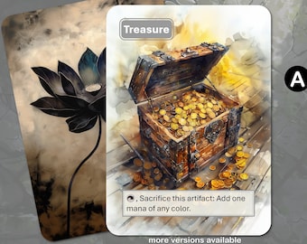 Treasure Token MTG (Magic: the Gathering)