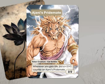 Mtg Ajani's Pridemate Token Alternative Art // Choose the Art! - for EDH, Commander, Cube Draft and Casual Mtg Player - Etsy Australia Mtg Ajani's Pridemate Token Alternative Art // Choose the Art! - for EDH, Commander, Cube Draft and Casual Mtg Player - Etsy Australia
