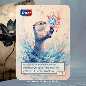 Bloomburrow Mtg Otter - Etsy Bloomburrow Mtg Otter - Etsy