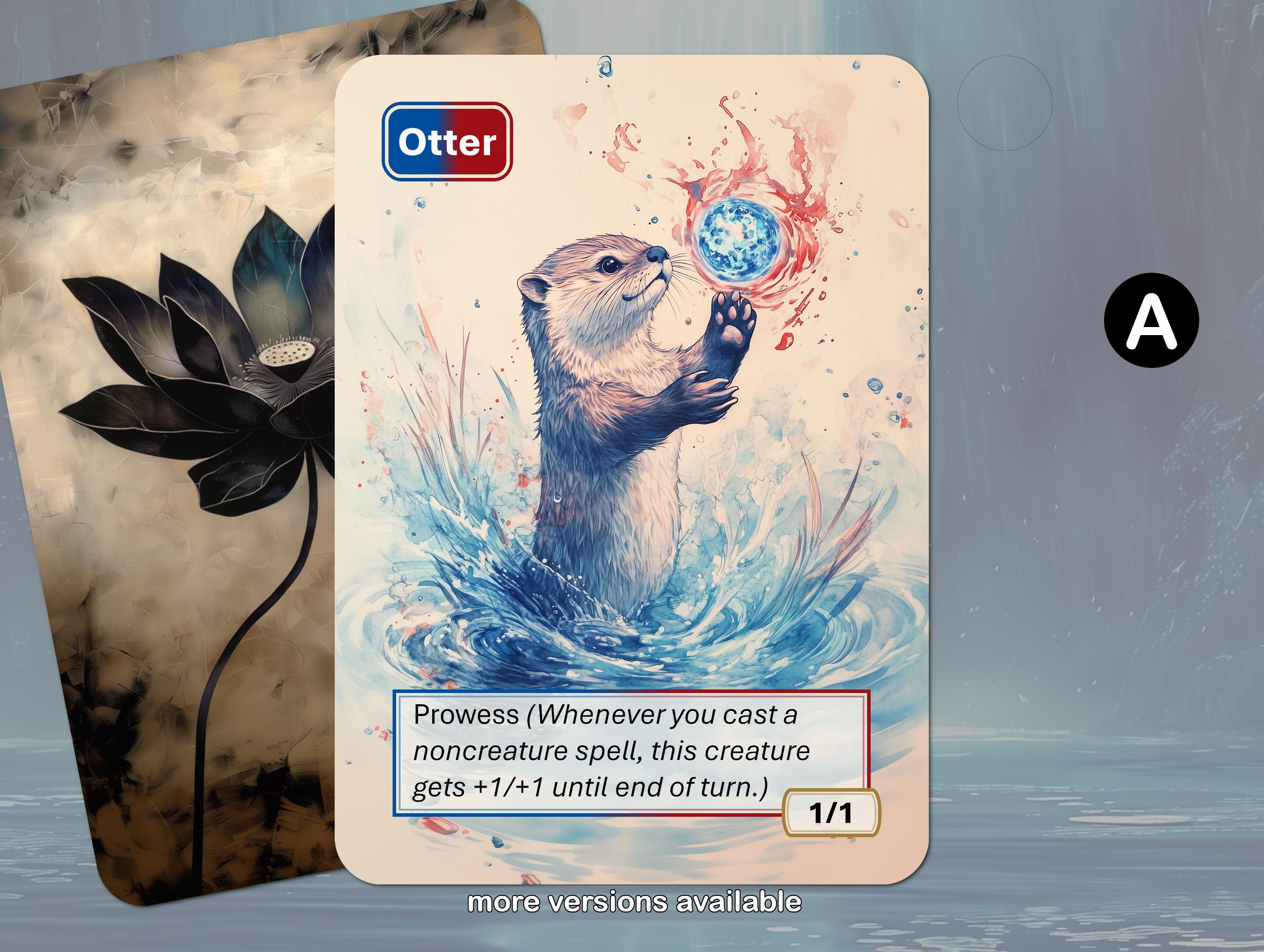 カワウソトークン MTG (マジック：ザ・ギャザリング) - Etsy 日本