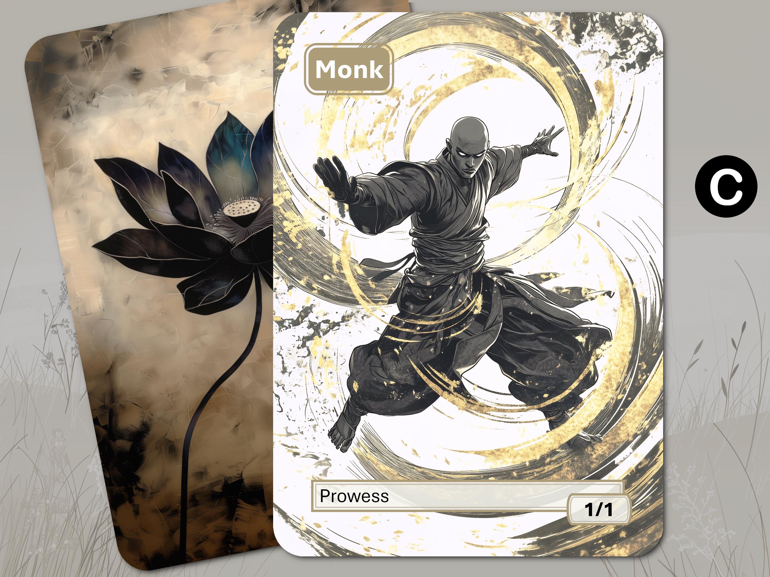 MTG モンク　トークン 日)モンクトークン / Monk Token【MOM-TOKEN】 No.001｜MtG通販