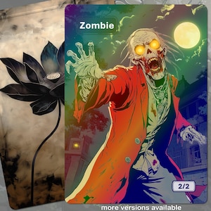 Foil Zombie Token MTG (2/2)