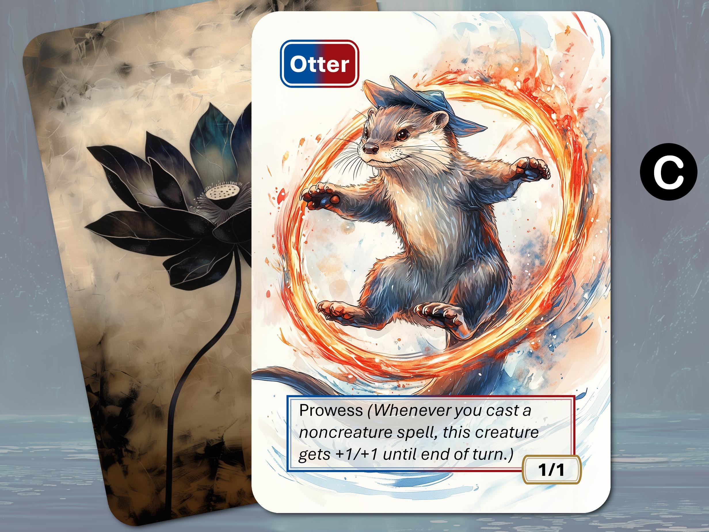 カワウソトークン MTG (マジック:ザ・ギャザリング) - Etsy 日本
