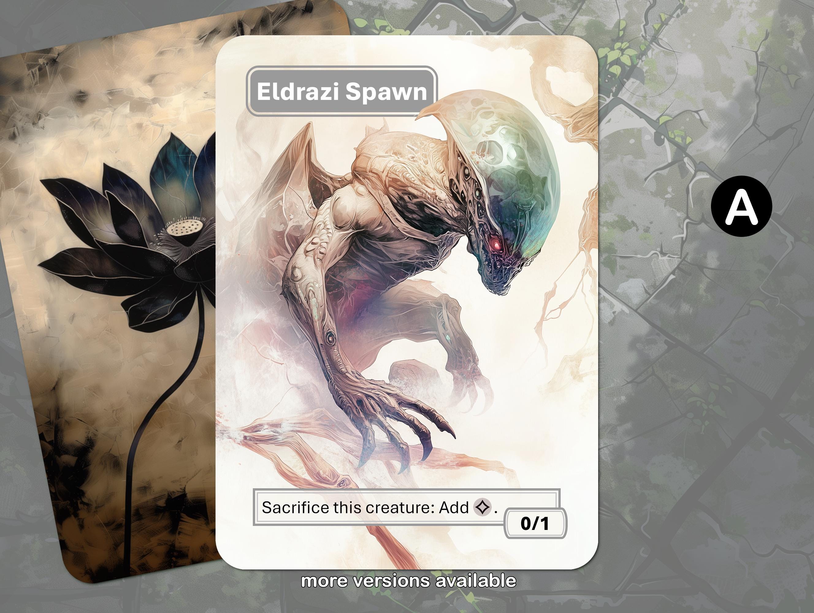 Eldrazi Spawn Token MTG (0/1) - Etsy