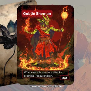 Goblin Shaman Token MTG (Magic: the Gathering)