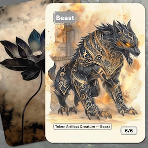 Beast Token MTG (6/6 Artefaktkreatur)