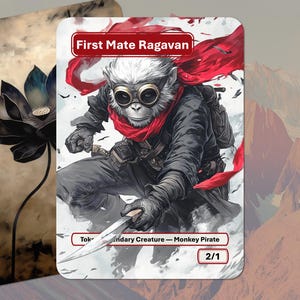 First Mate Ragavan Token MTG (2/1 Legendary)
