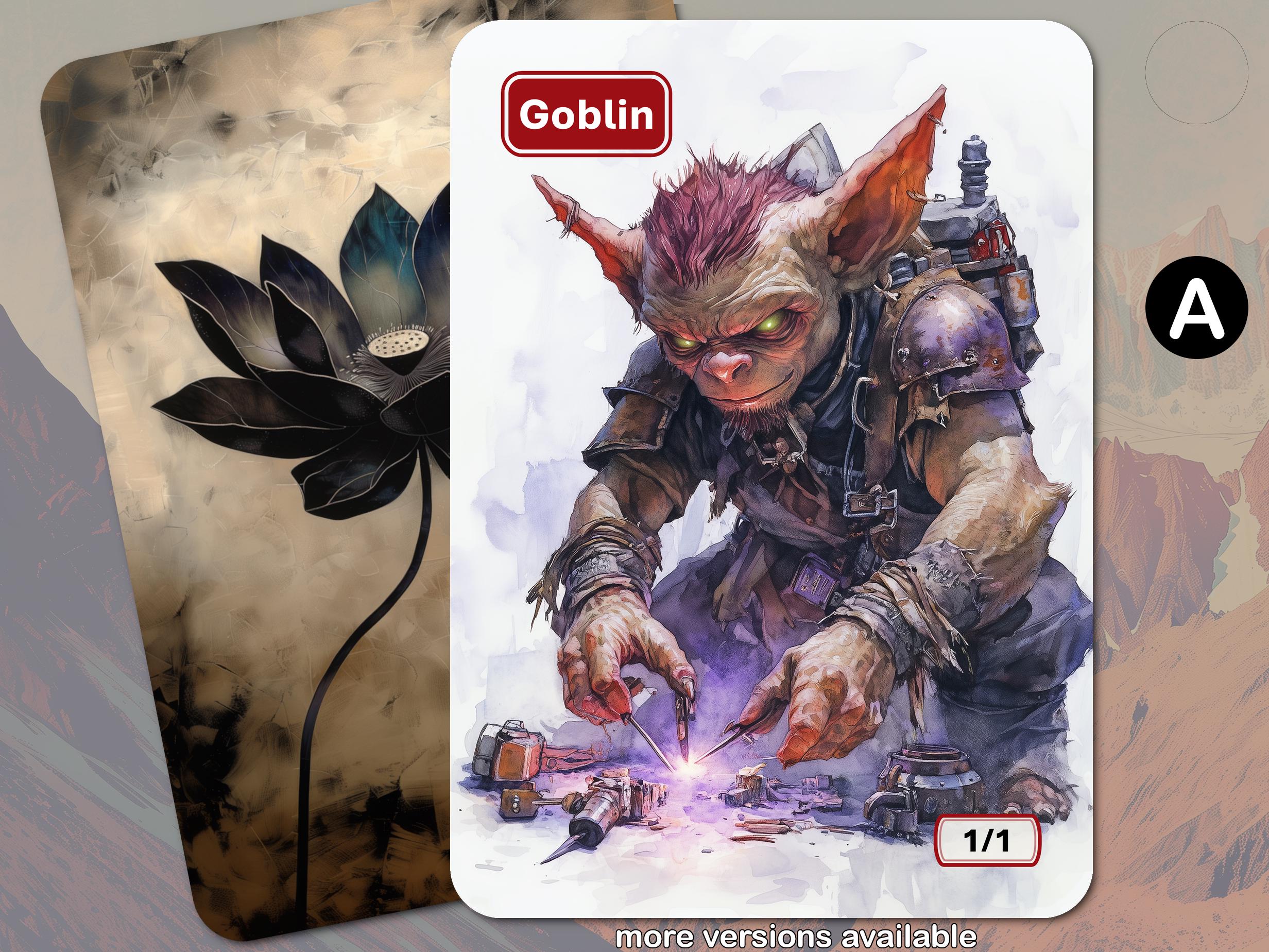 ゴブリン goblin token minagishi jun mtg ゴブリン goblin token minagishi jun mtg - メルカリ