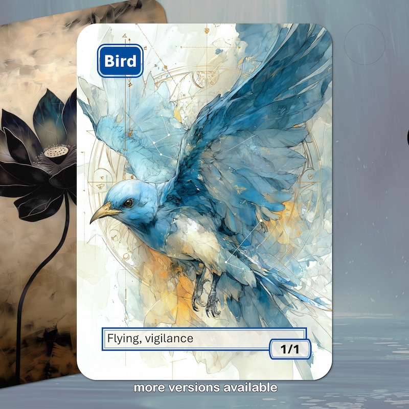 1/1 Bird Token Mtg - Etsy UK