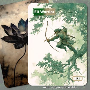 Elf Krieger Token (Grün/Weiß 1/1) MTG
