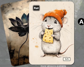 Rat Token MTG (Magic: the Gathering)