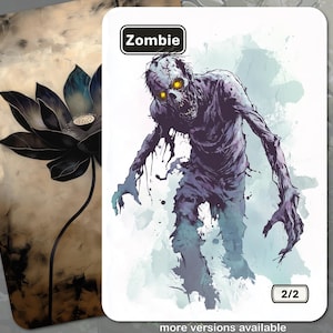 Ficha Zombie MTG 2/2
