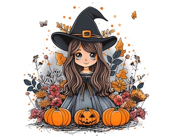 25 Halloween PNG Clipart, Cute PNG Bundle, Watercolor Halloween Clipart Bundle, Cute Halloween Clipart, Halloween PNG Bundle, Commercial Use