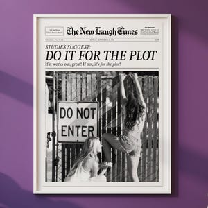プロットのためにやる、トレンディな新聞プリント、ニューヨークタイムズのウォールアート、ホットな女の子のポスター、ビンテージバーカート、女の子の寮の部屋レトロ、レトロなウォールアート