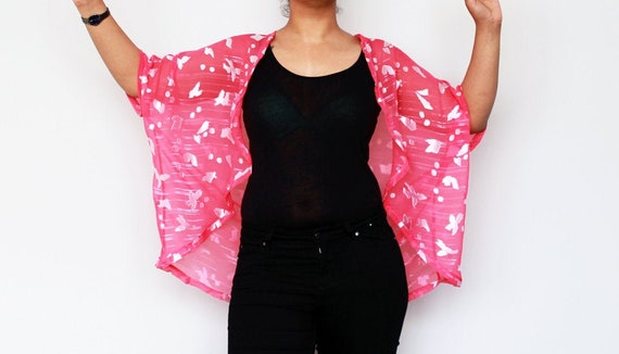 hot pink bolero jacket