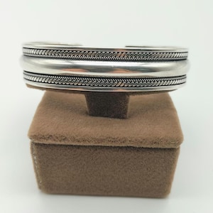 Pulseira de prata esterlina 925 feita à mão - Design ajustável