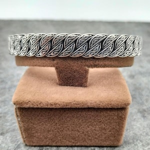Men&#39;s Handmade Cuff Bracelet,Handcrafted 925 Silver Cuff – Sleek Men’s Bracelet Gift Idea,Thick Cuff Unique Men&#39;s Bracelet, Anniversary Gift