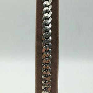Handmade Men&#39;s Silver Bracelet, 925 Sterling Silver Bracelet, Handmade Silver Chain Bracelet, Handmade Silver Bracelet