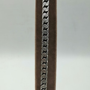 Handmade Men&#39;s Silver Bracelet, 925 Sterling Silver Bracelet, Handmade Silver Chain Bracelet, Handmade Silver Bracelet