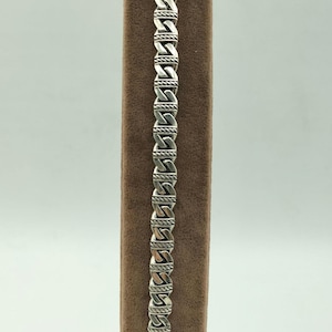 Handmade Men&#39;s Silver Bracelet, 925 Sterling Silver Bracelet, Handmade Silver Chain Bracelet, Handmade Silver Bracelet