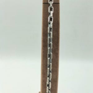 Handmade Men&#39;s Silver Bracelet, 925 Sterling Silver Bracelet, Handmade Silver Chain Bracelet, Handmade Silver Bracelet