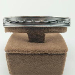 Pulseira masculina ajustável feita à mão em prata esterlina 925
