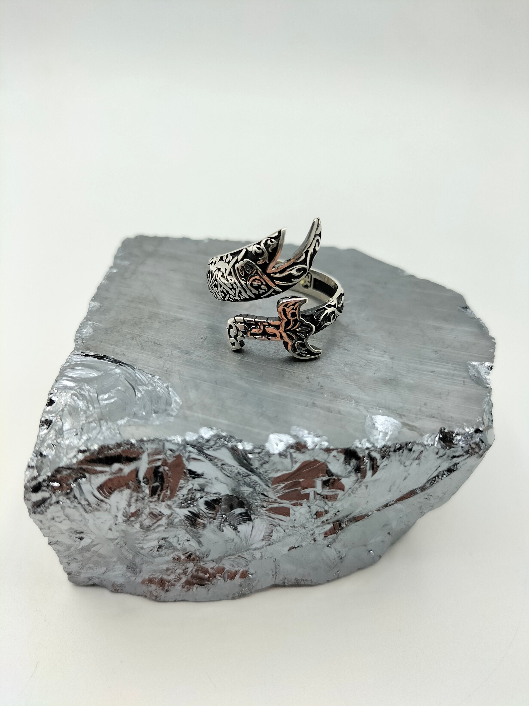 Anello uomo intreccio di fili argento 925 (mod. FDVUOMO) - Shop Elegance