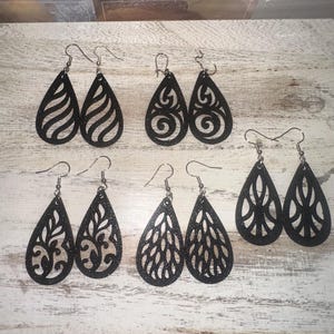 Sparkly Drop Earrings ~ 5 Different Designs