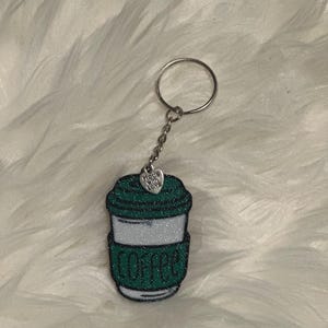 Coffee keychain