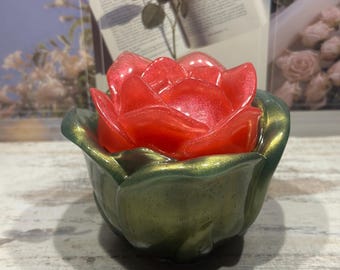 Rose Container Jar